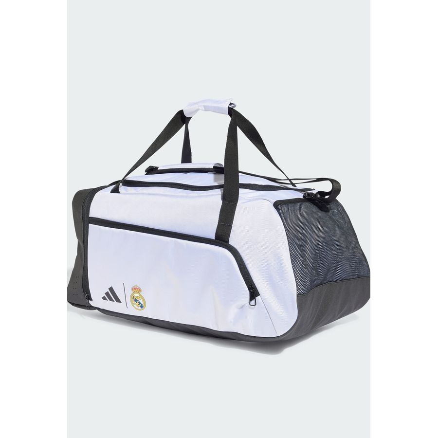Real Madrid Duffel Sac - Blanc/Noir