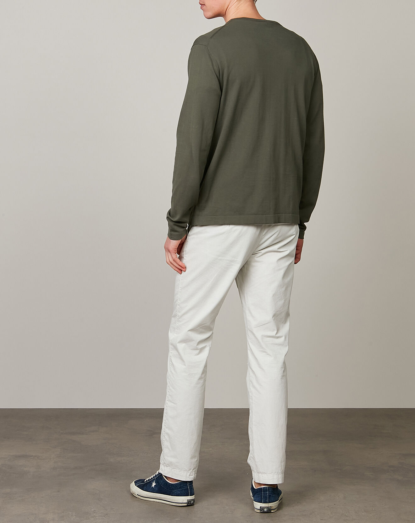 Hartford Pull Light Crew olive
