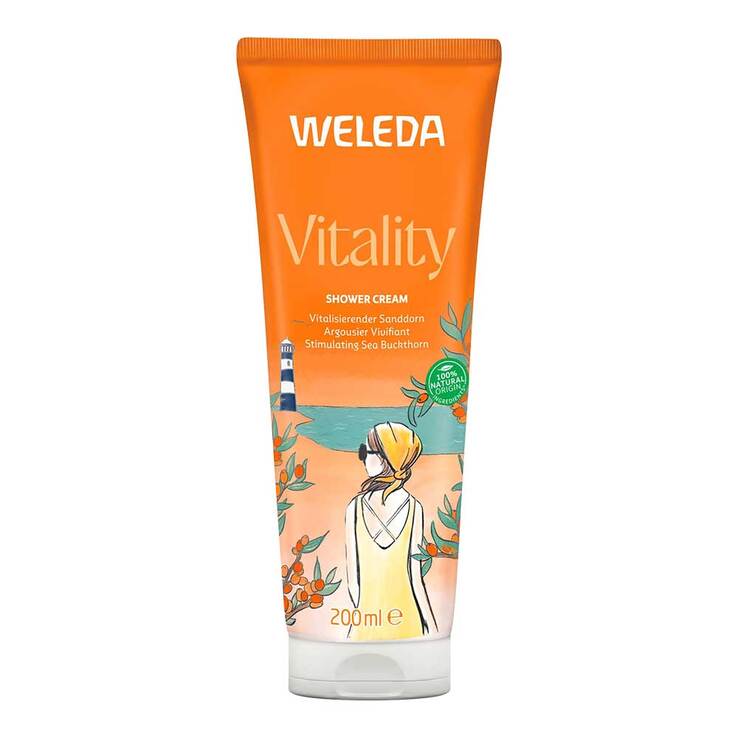 Weleda Vitality Shower Cream Sanddorn, 200 ml
