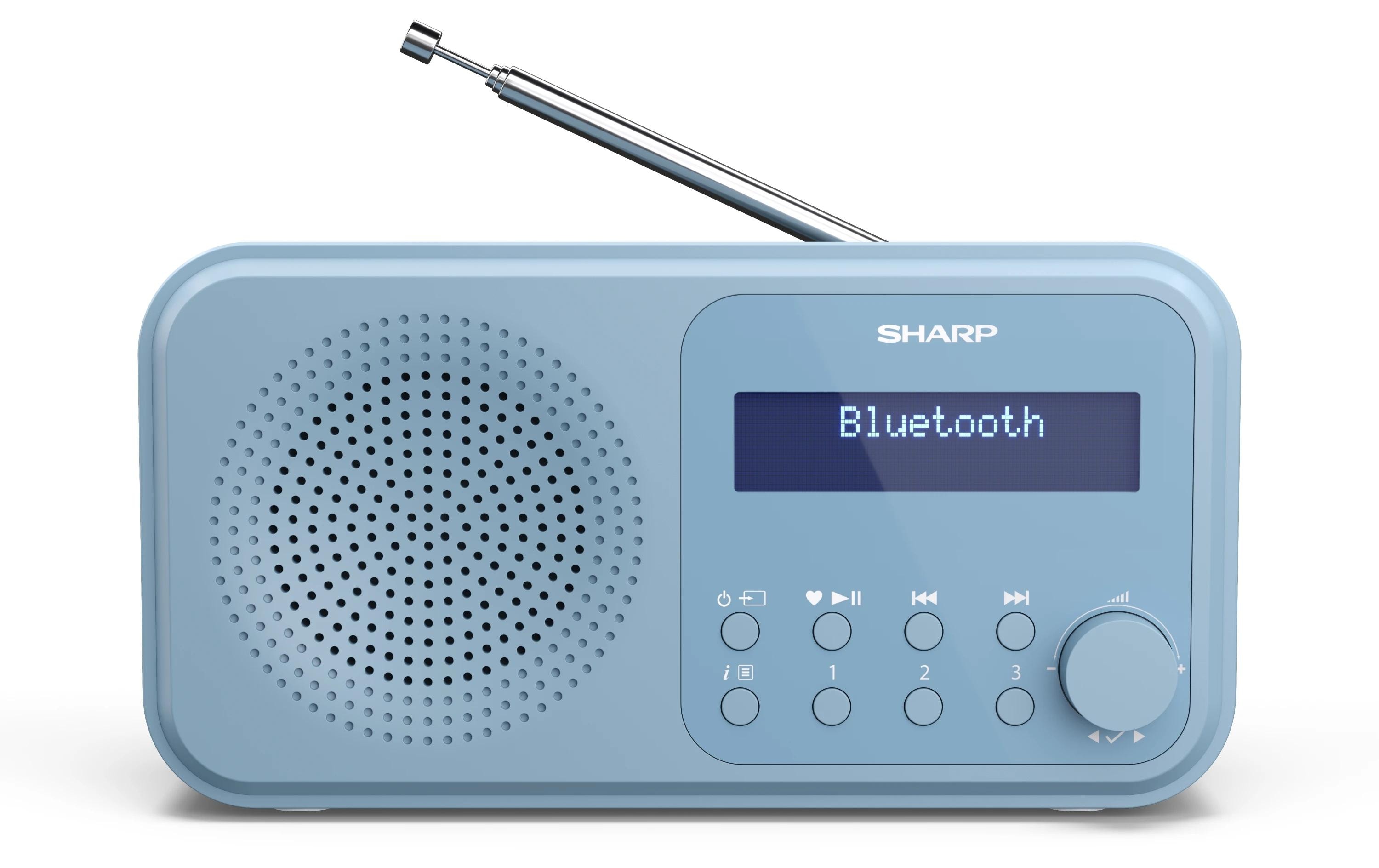 DAB+ Radio DR-P420 – BlauTragbares Digitalradio mit Bluetooth
