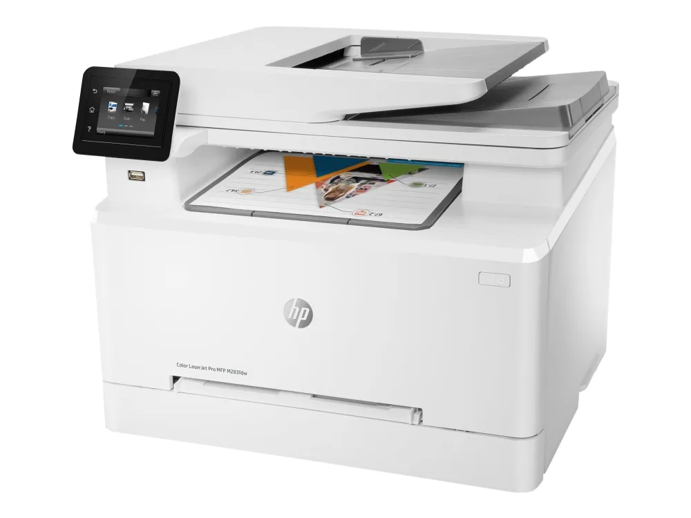 HP Color LaserJet Pro MFP M283fdw - Multifunktionsprinter - farve - laser - Legal (216 x 356 mm) (original) - A4/Legal (medie) - op til 21 spm (kopiering) - op til 21 spm (udskriver) - op til 21 ipm (udskriver) - 250 ark - 33.6 Kbps - USB 2.0, Gigabi