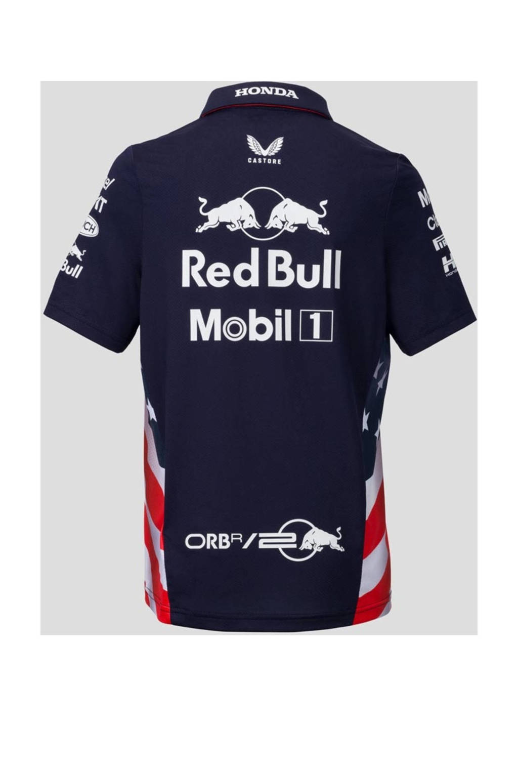 Castore Red Bull Racing replica polo donkerblauw