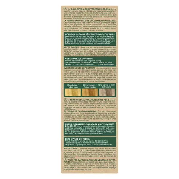 Logona Coloration-soin blond doré 100g