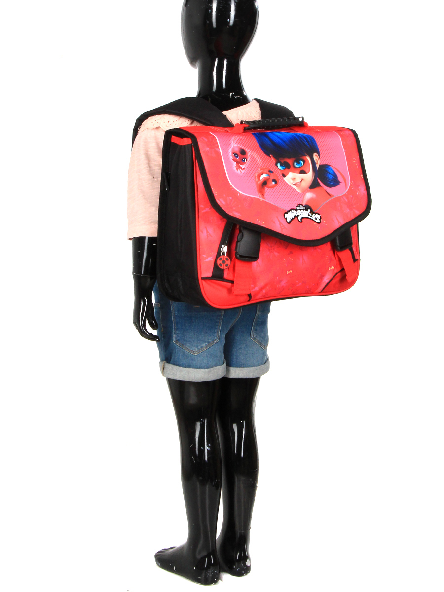 Cartable Miraculous Coccinelle 38 cm