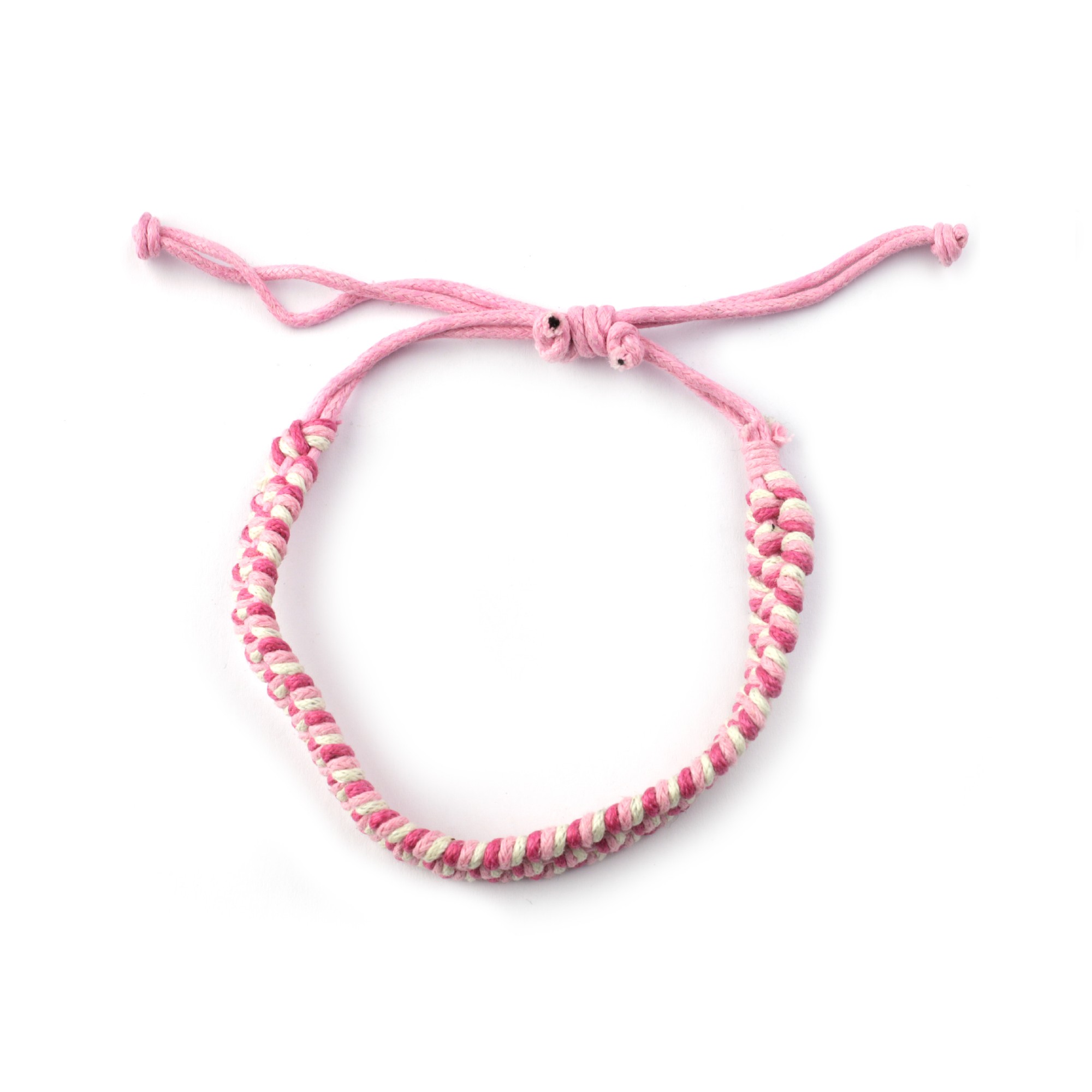 Armband geflochten, pink, Ø 10 cm günstig bestellen