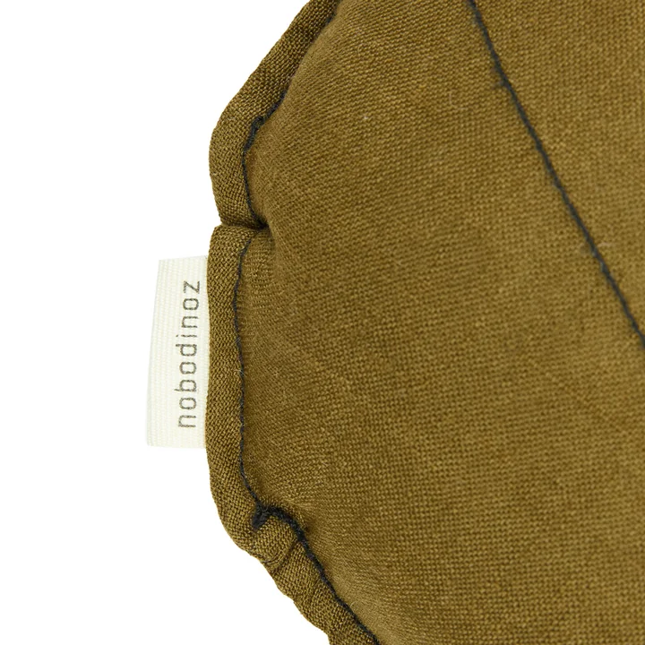 Nobodinoz - L1N0 Leaf Kissen, moss green