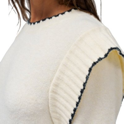 Pull femme Jersey Sweater With Sleeve Embellis SALSA