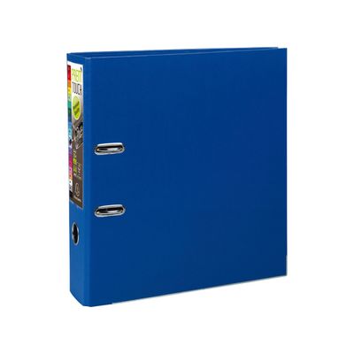 Exacompta Prem'Touch - Classeur à levier - Dos 80 mm - A4 Maxi - pour 715 feuilles - bleu foncé