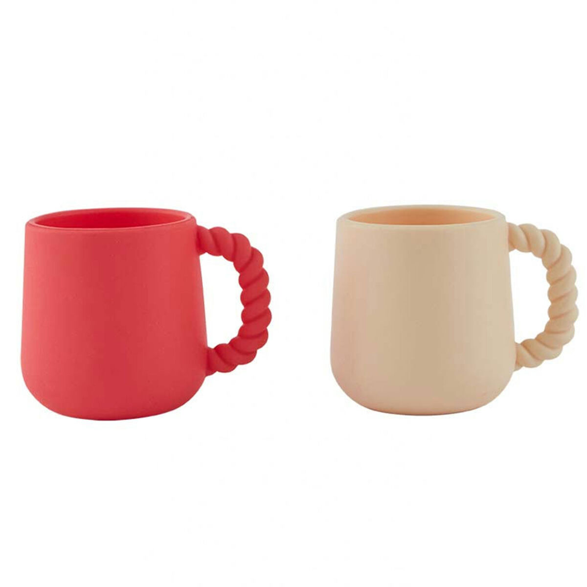 OYOY Mini Mellow barnekopp 2-pakning, cherry red