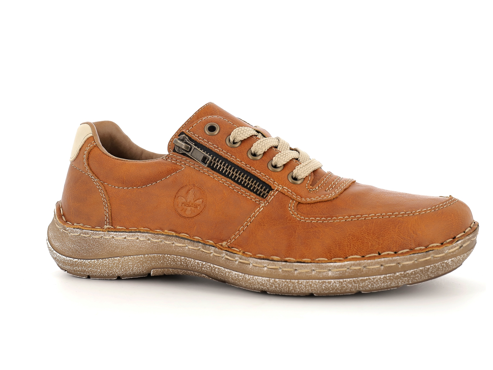 Rieker-03030 Synthétique Cognac