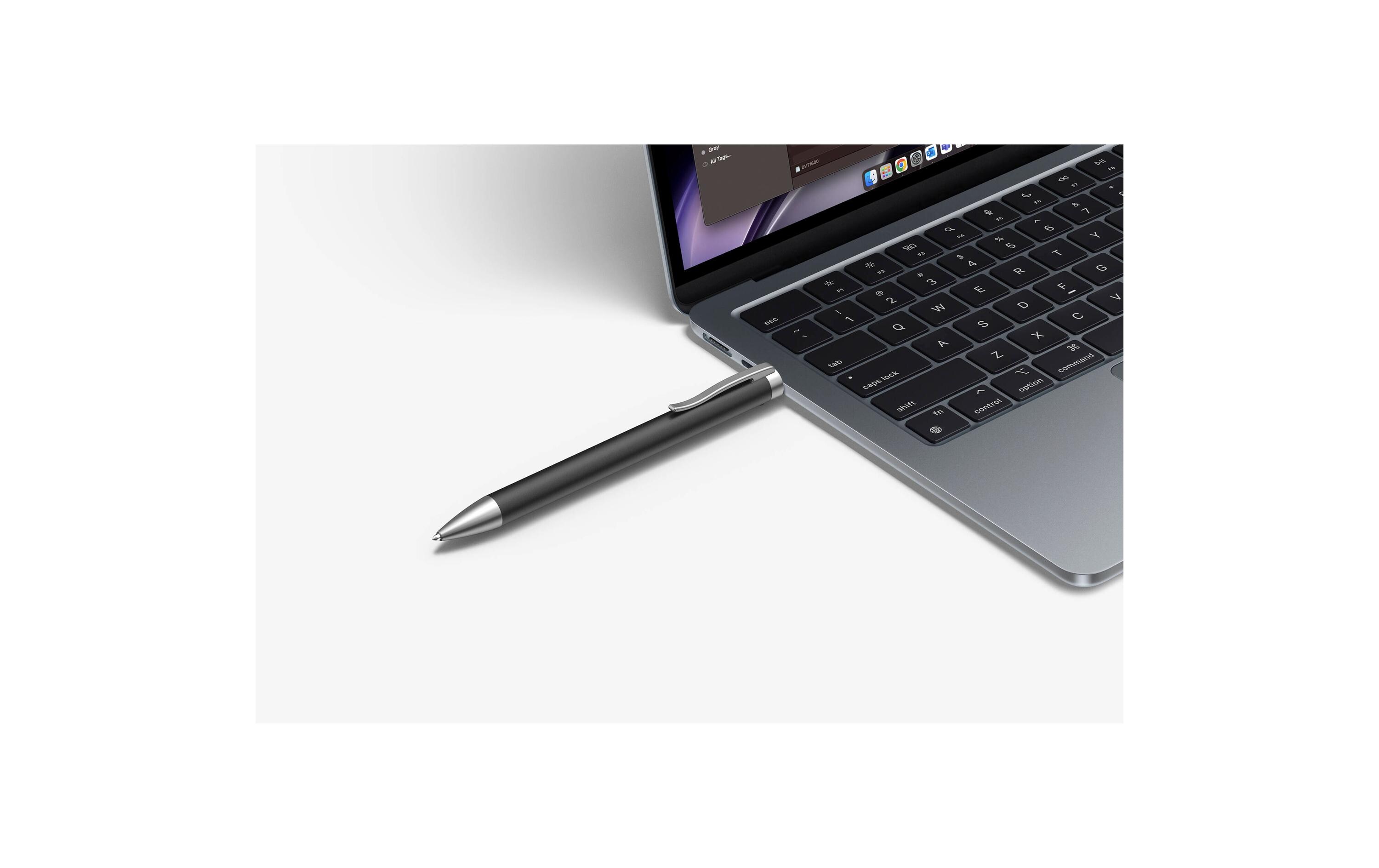 Diktiergerät VoiceTracer DVT1600Stift mit diskreter Audioaufnahme und automatischer Spracherkennung