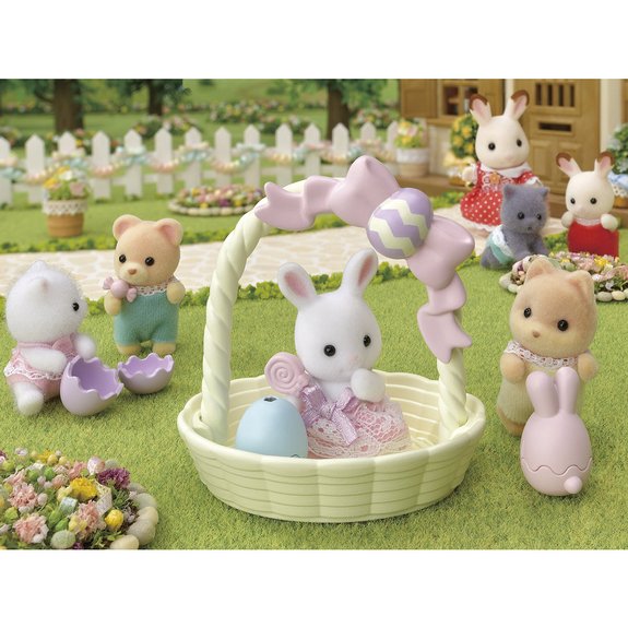 Le coffret de Pâques et bébé lapin blanc - Sylvanian Families 5531