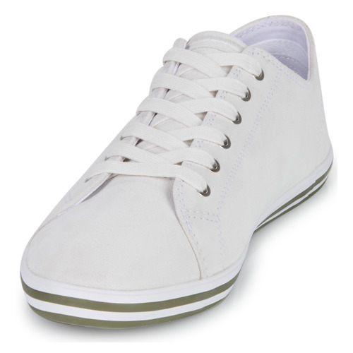 Fred Perry - KINGSTON SUEDE - Blanc / Vert