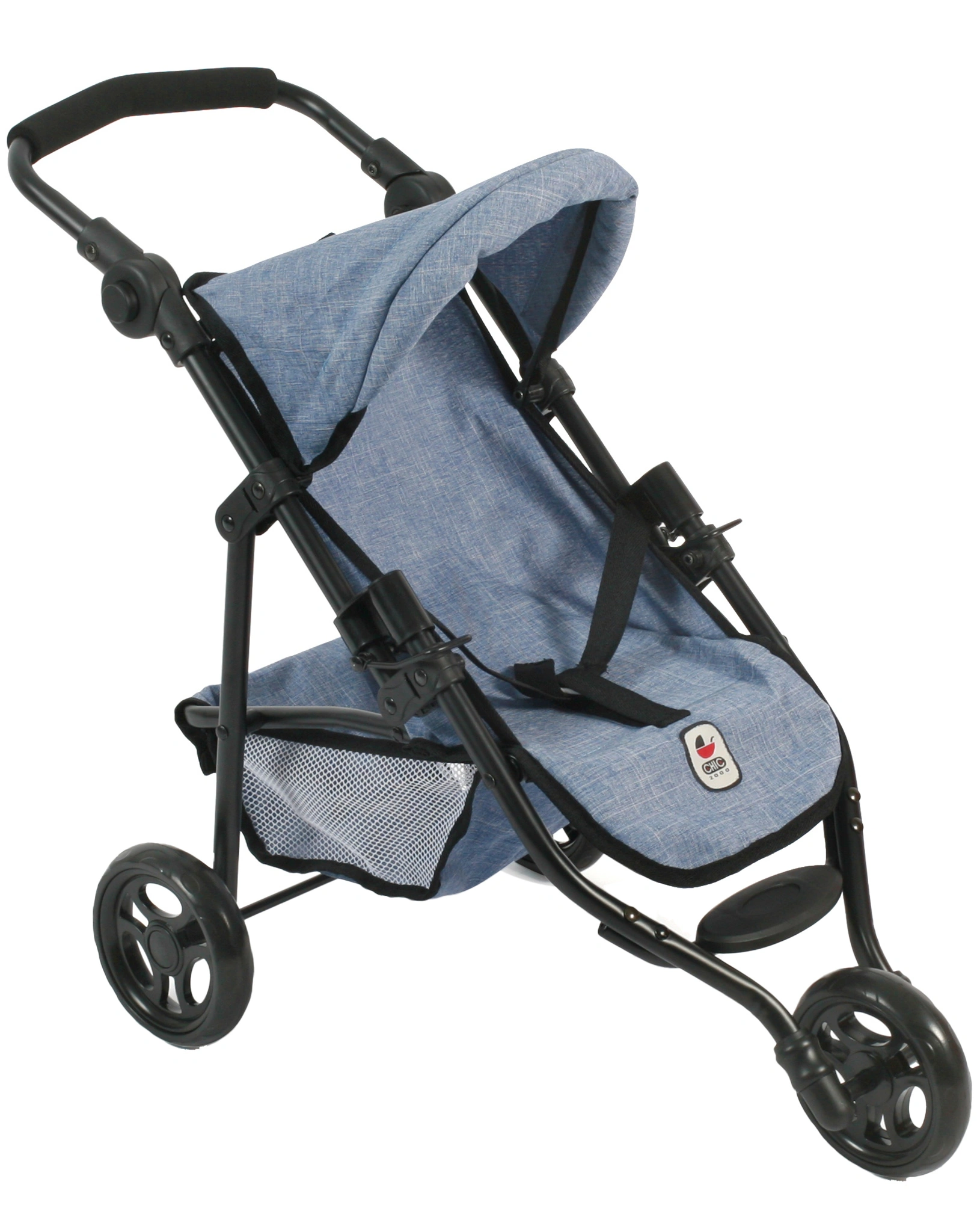 Puppenbuggy LOLA in jeans blau