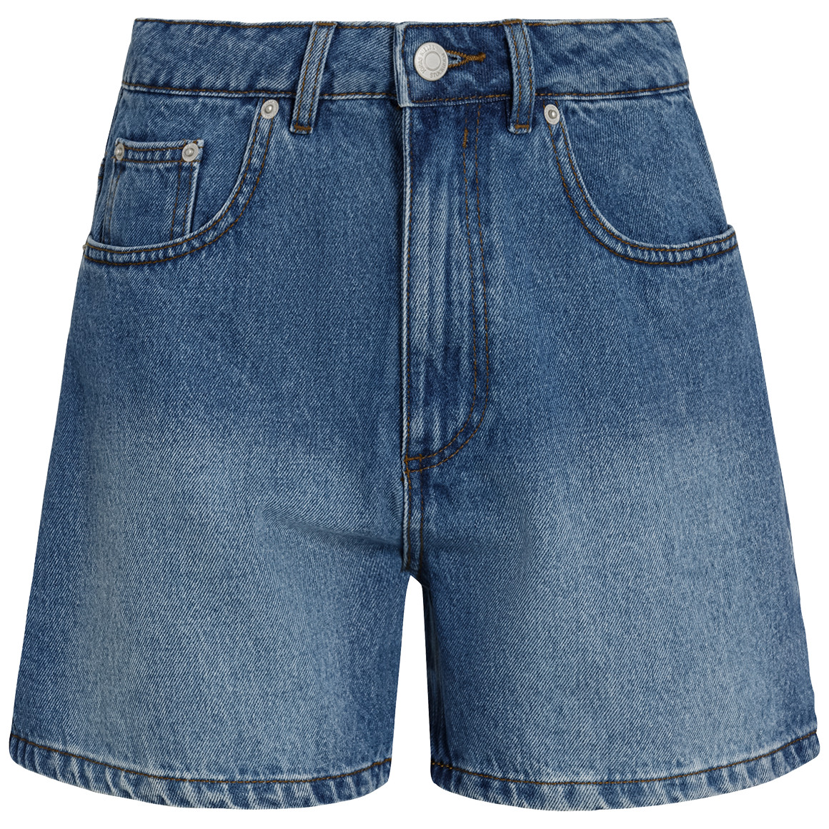 Jonas Nielsen Damen Shorts in Denim-Optik blau