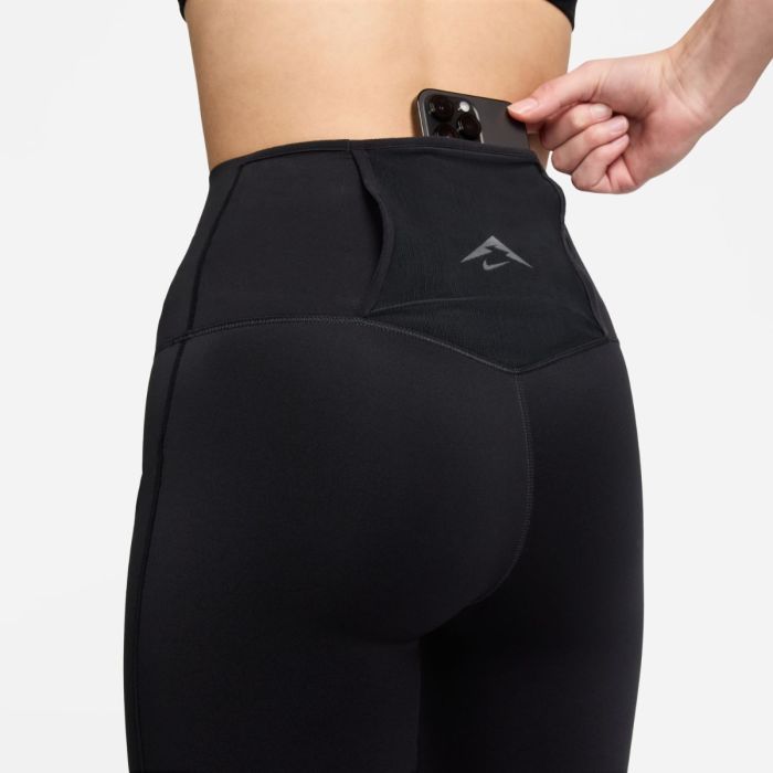 Nike Dame Lange tights Trail Go Tights Sort