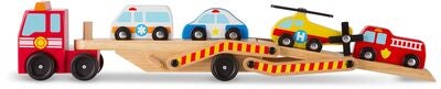 Melissa & Doug Utrykningskjøretøy Lekesett