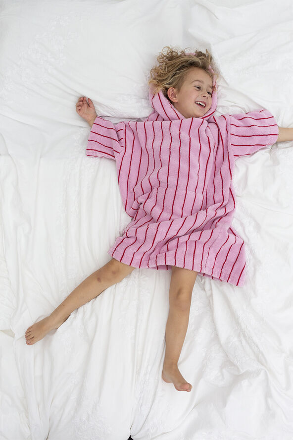Bongusta Naram Kids Poncho Baby pink & ski patrol