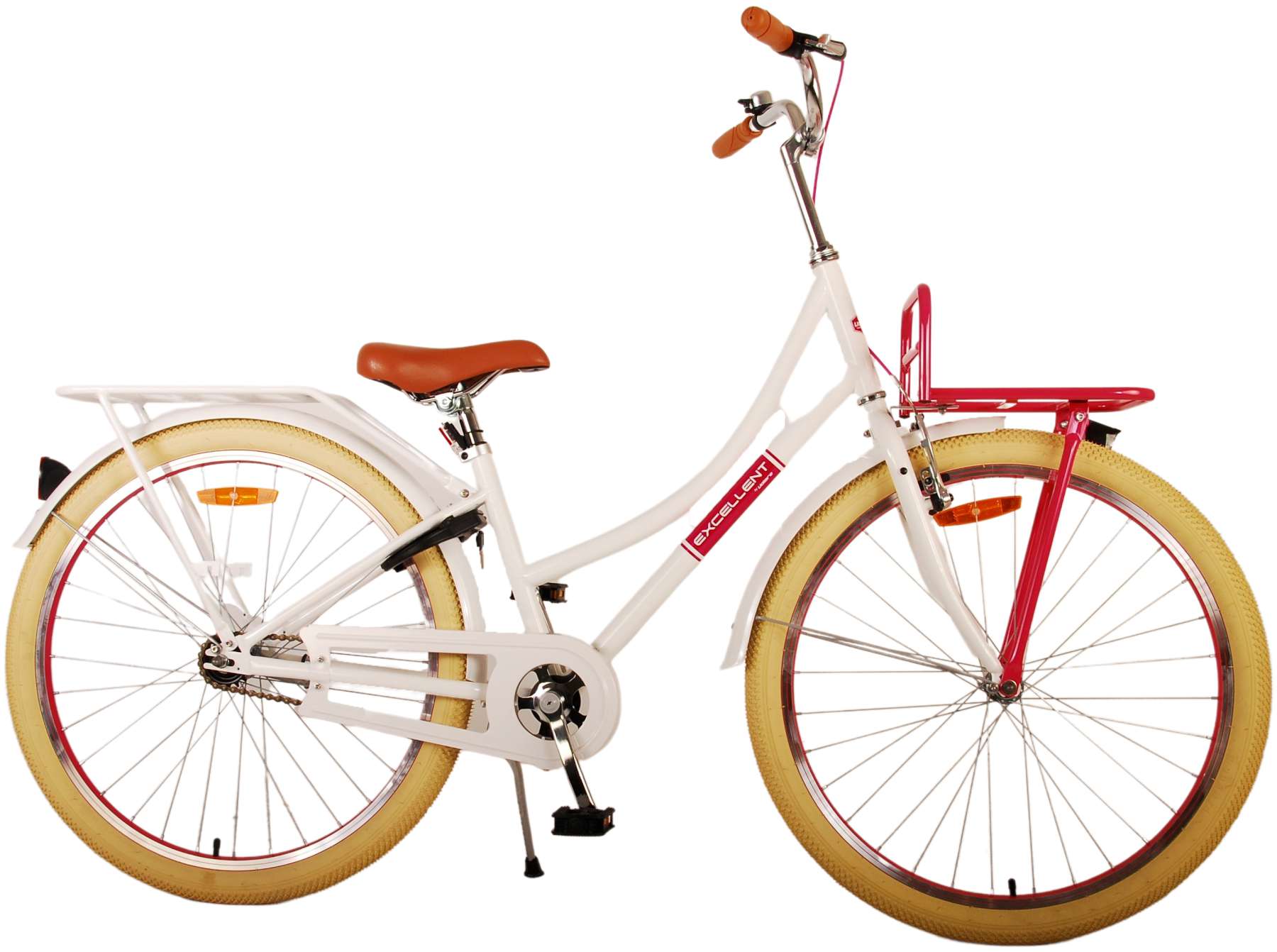 TPFSports Excellent Kinderfahrrad - Mädchen - 26 Zoll - Rücktritt + Handbremse - Grün