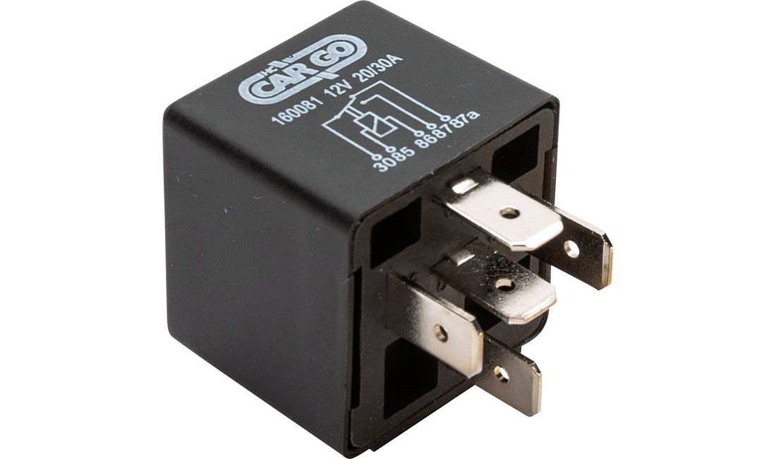 Skifterelæ 12V 20/30 amp