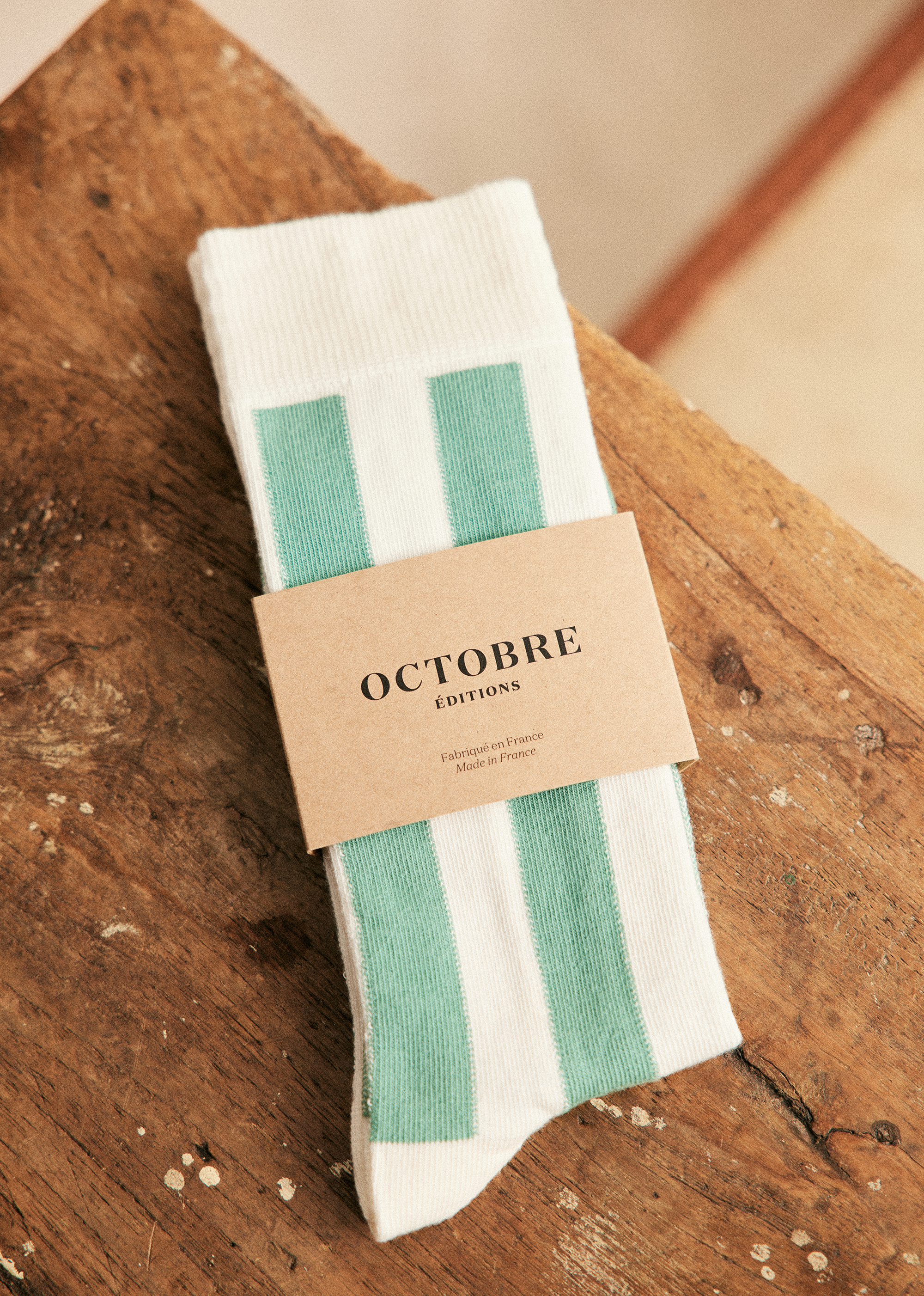 Chaussettes Fenway - Sauge / Écru - POUR LUI 5906559