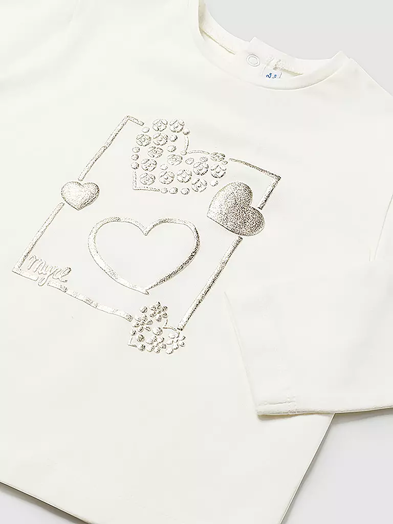MAYORAL Baby Langarmshirt  creme