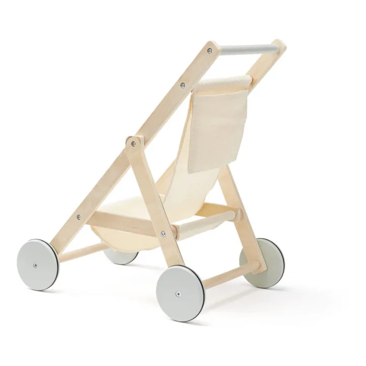 Kid's Concept Poussette à jouer en bois | Blanc cassé