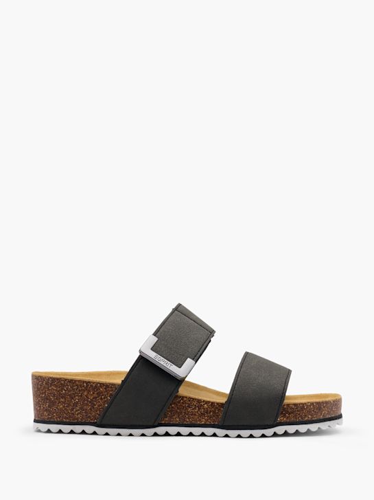 ESPRIT Tieffussbett-Pantolette Grau