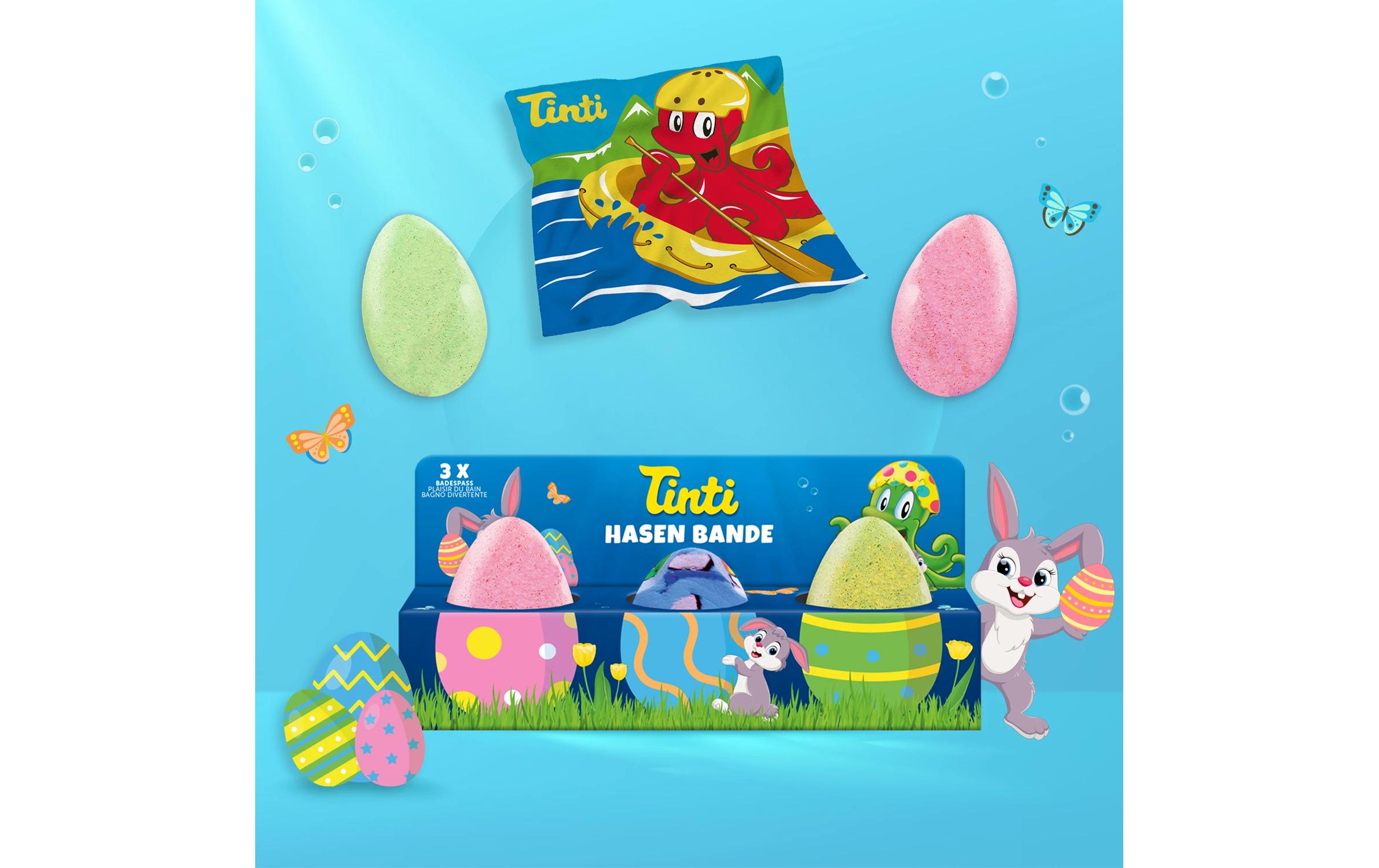 Badespass Hasen Bande Bade Set 3 StückBadezusatz für grossen Badespass