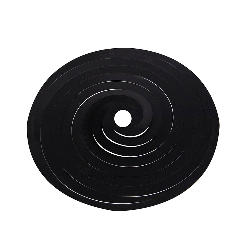 Stalen lampenkap, zwart, 50 cm - spiraal