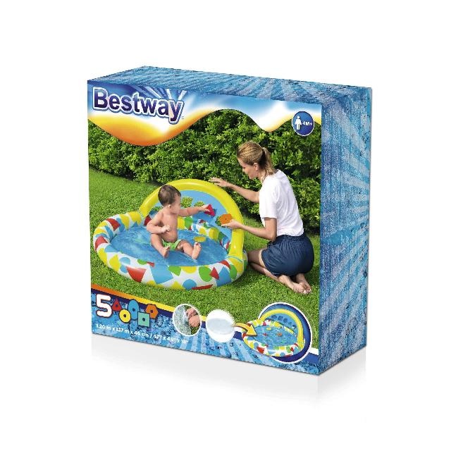 Bestway Babybad ovaal splash & learn 120 | Leren