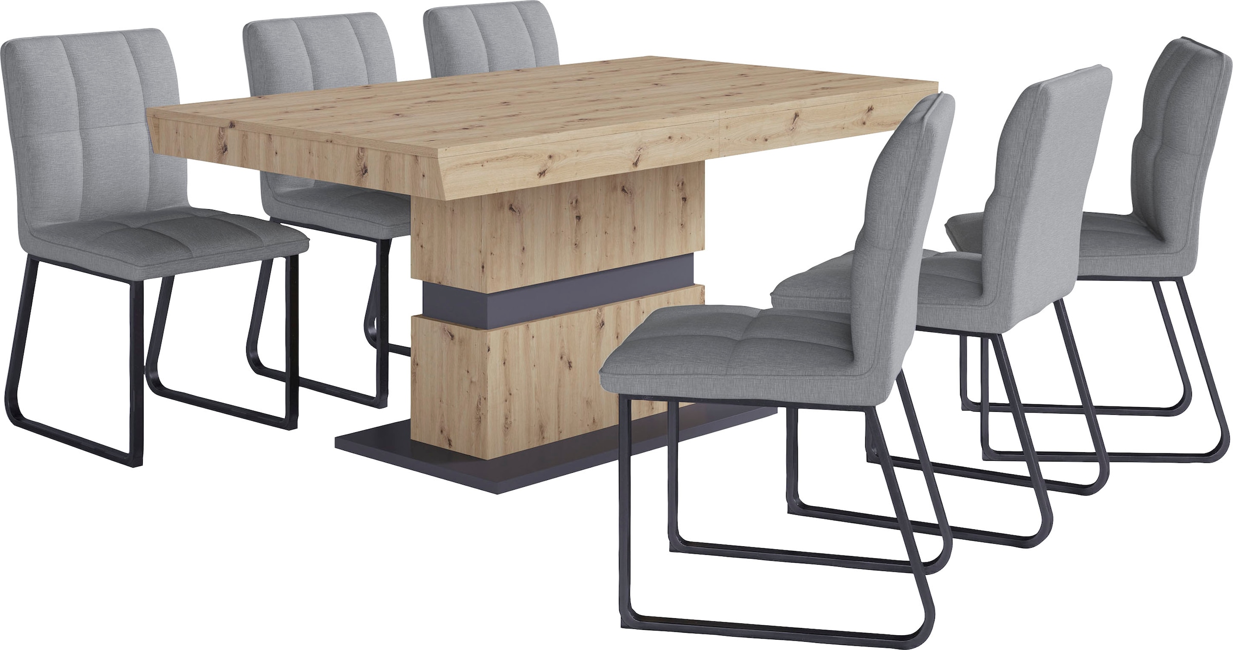 byLIVING Esstisch »Matthew« mit Auszugsfunktion, Breite 140-195 cm oder 160-215 cm