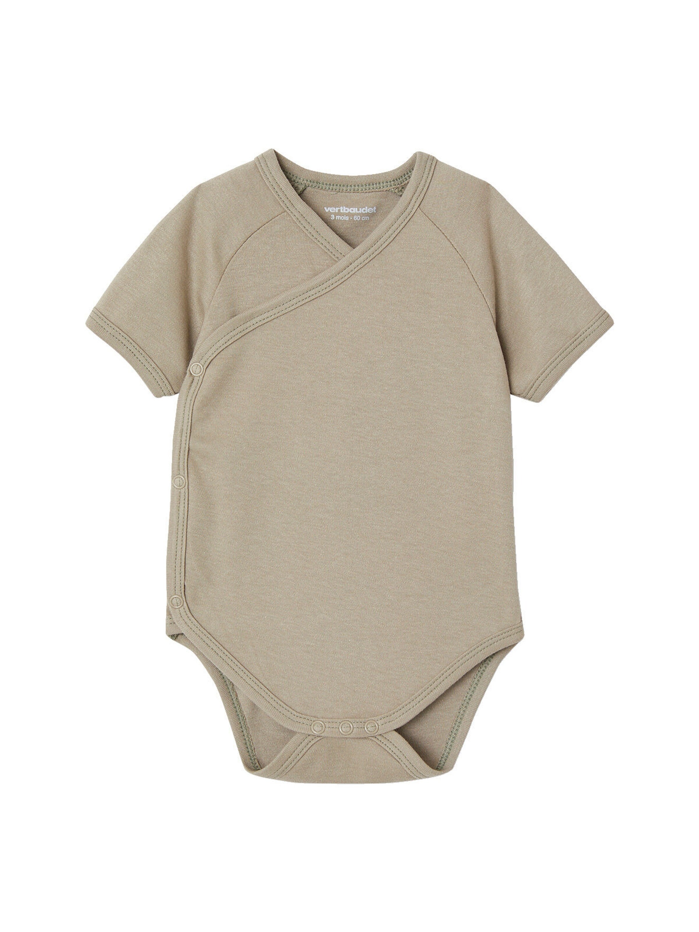 Vertbaudet 7er-Pack Baby Wickelbodys BASICS mehrfarbig