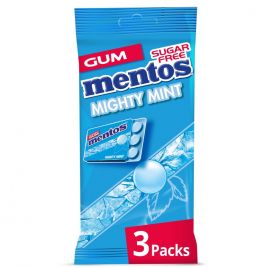 Mentos Mighty munt kauwgom 3-pack