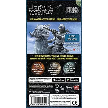 Asmodee Space Cowboys Unlock! - Star Wars Flucht von Hoth
