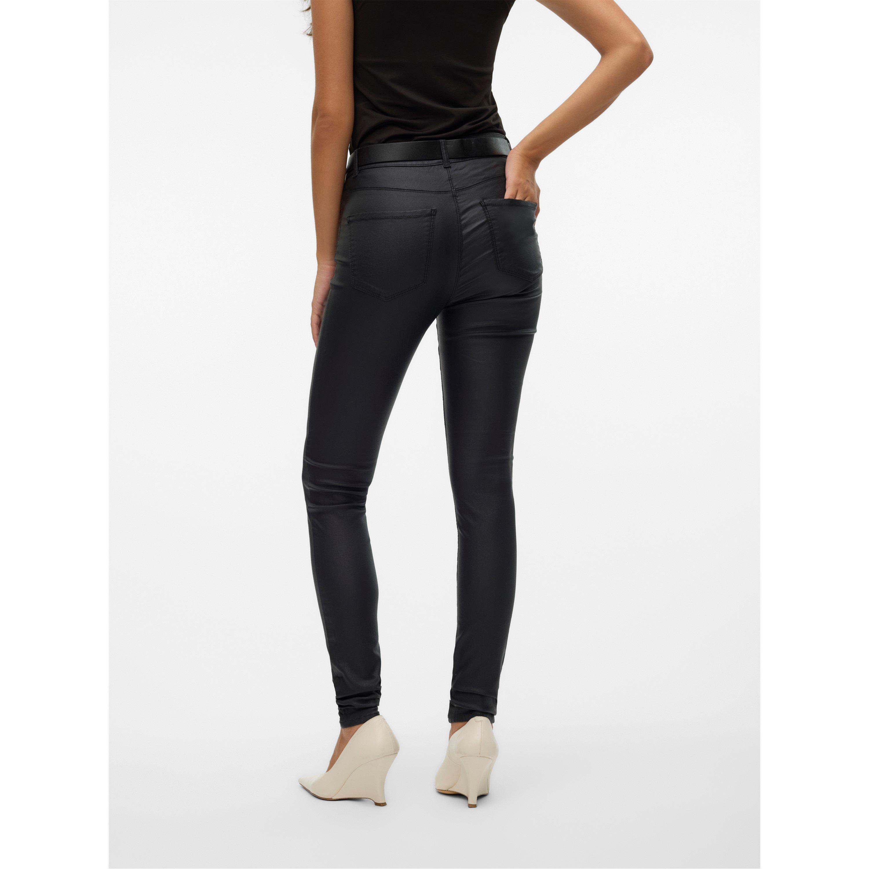 Vero Moda Mid Waist Coated Jeans