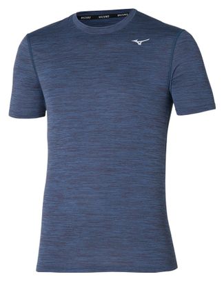 Maillot manches courtes Mizuno Impulse Core Bleu Homme