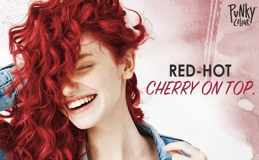Punky Colour - Semi-permanente conditionerende haarkleur Cherry On Top