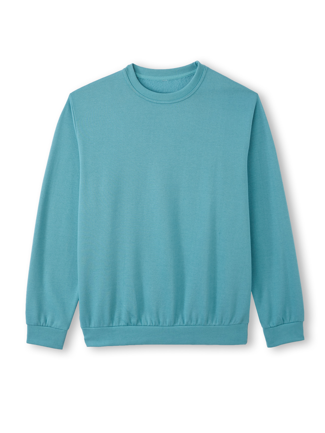 Sweat-shirt encolure ronde molleton