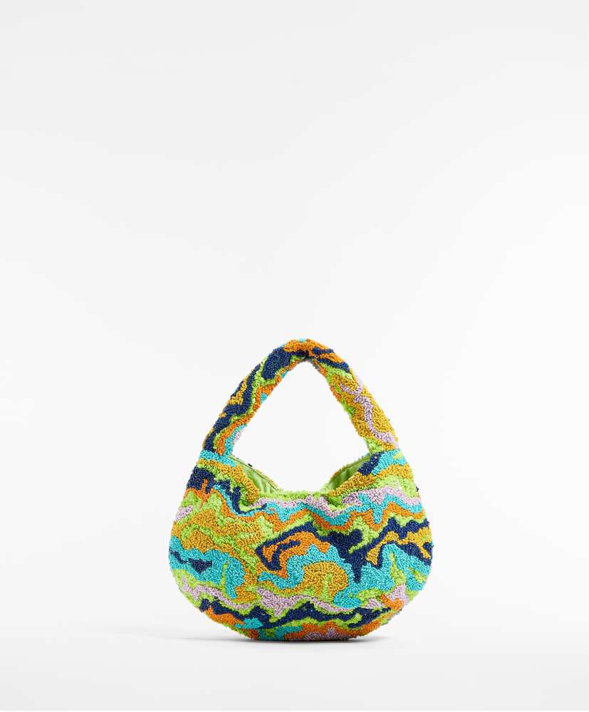 Bolsa de contas multicoloridas