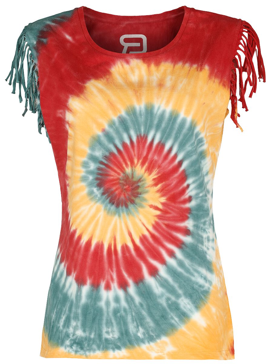 T-shirt délavé batik multicolore | RED by EMP T-Shirt Manches courtes