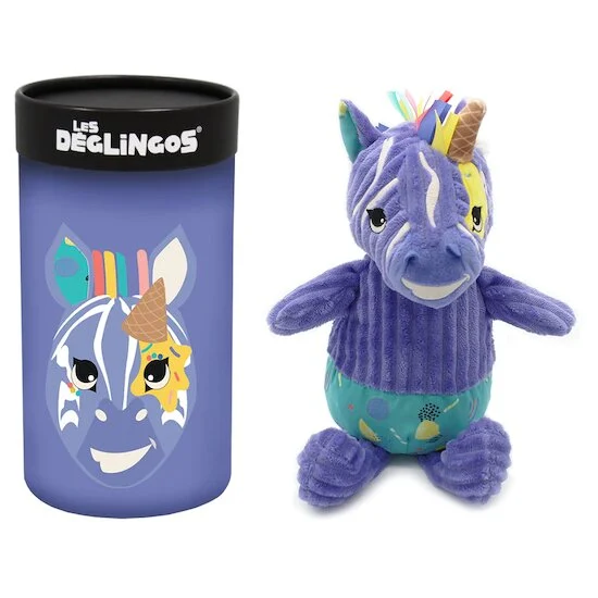 Kiprokos le zèbre Peluche Simply   de               Les Déglingos