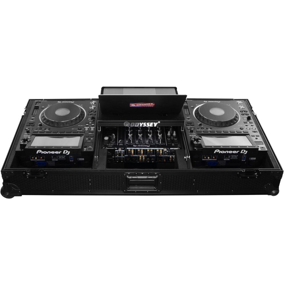 Odyssey 810141 Industrial Board Glide Style koffer voor 3-delige DJ-set