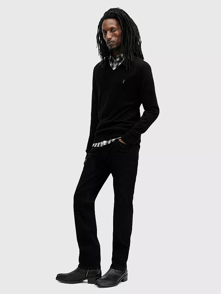 ALLSAINTS Hemd Regular Fit ELEKTRA schwarz