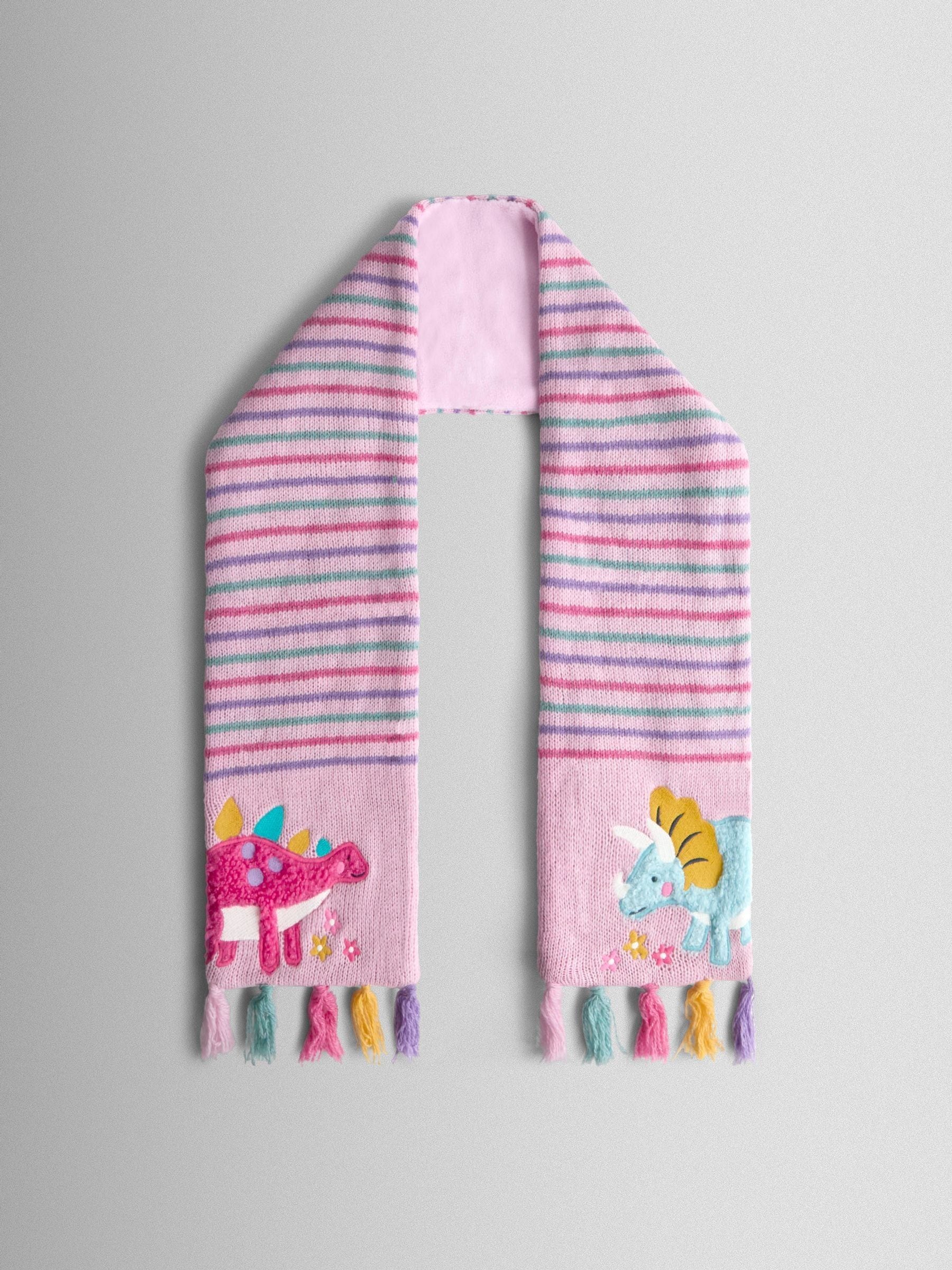 Roze met dinoprint - JoJo Maman Bébé Scarf