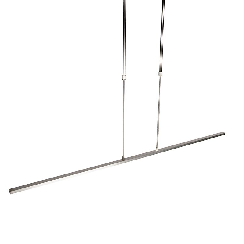 Moderne hanglamp staal incl. LED verstelbaar - Bold