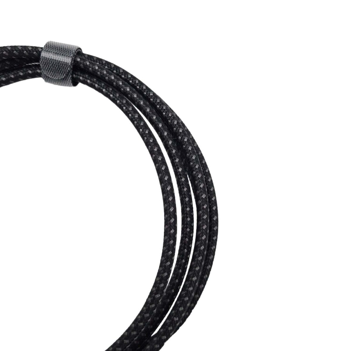NÖRDIC 1m USB-C til C nylonflettet kabel hurtiglading med PD3.1 240W 48V 5A med Emarker