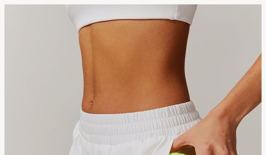 Skinniano - Elastische, effen hardloopshorts