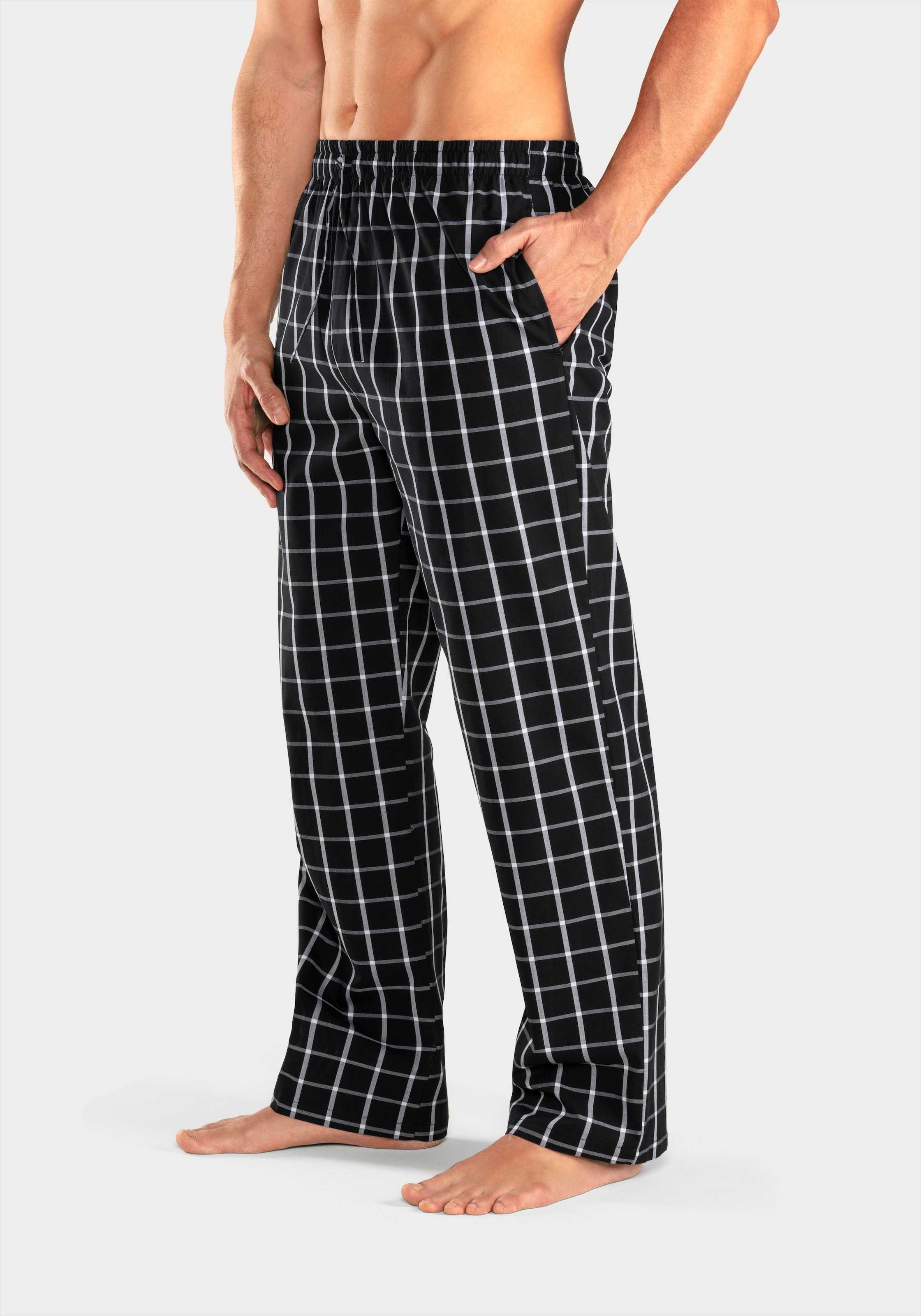 AUTHENTIC LE JOGGER Pyjamahose  mit Seitentaschen und Bindeband