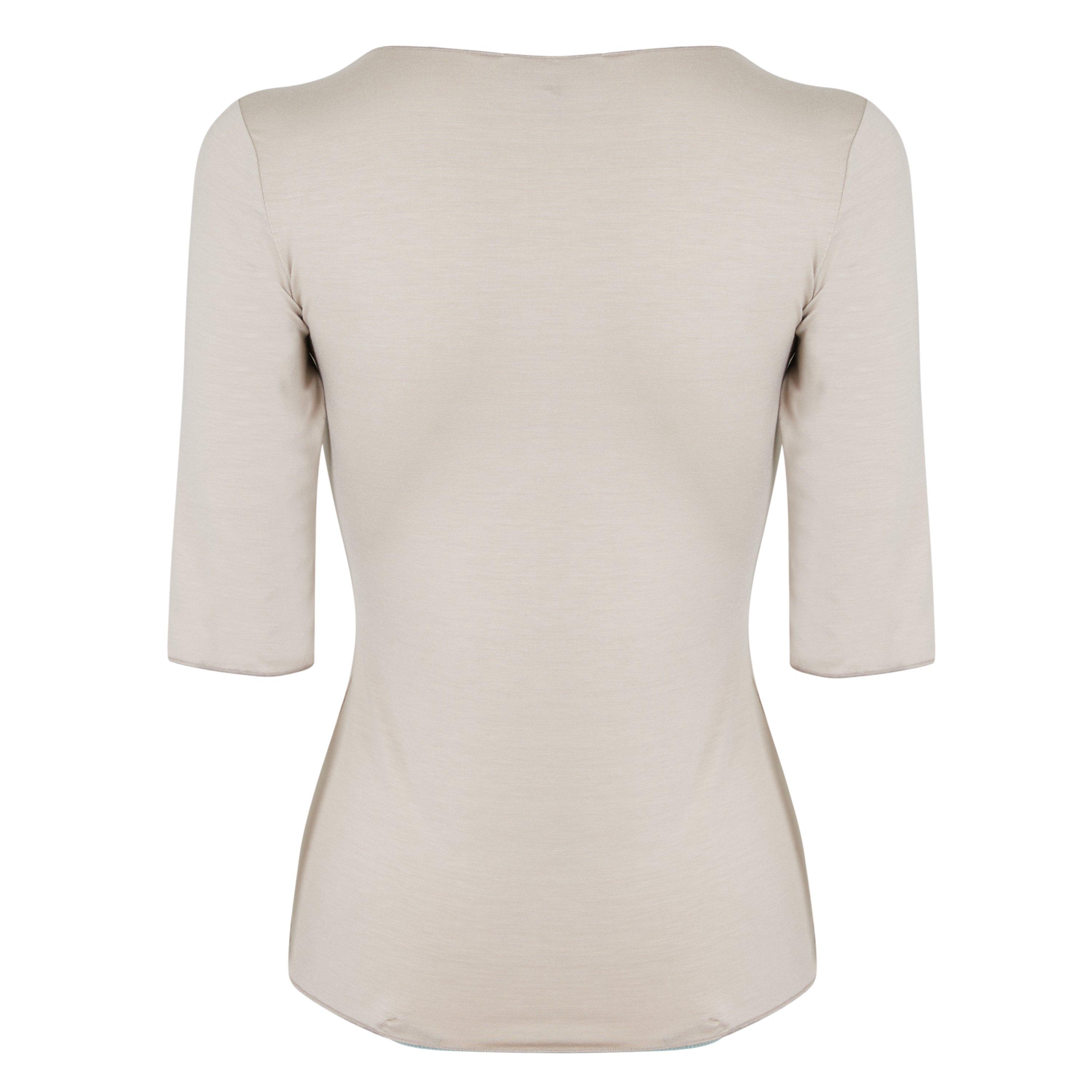 Emporio Armani V Neck Three Quarter Length sleeves